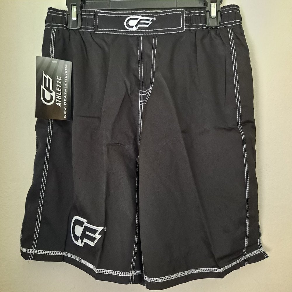 Cage Fighter Athletic MMA black training shorts - Men's